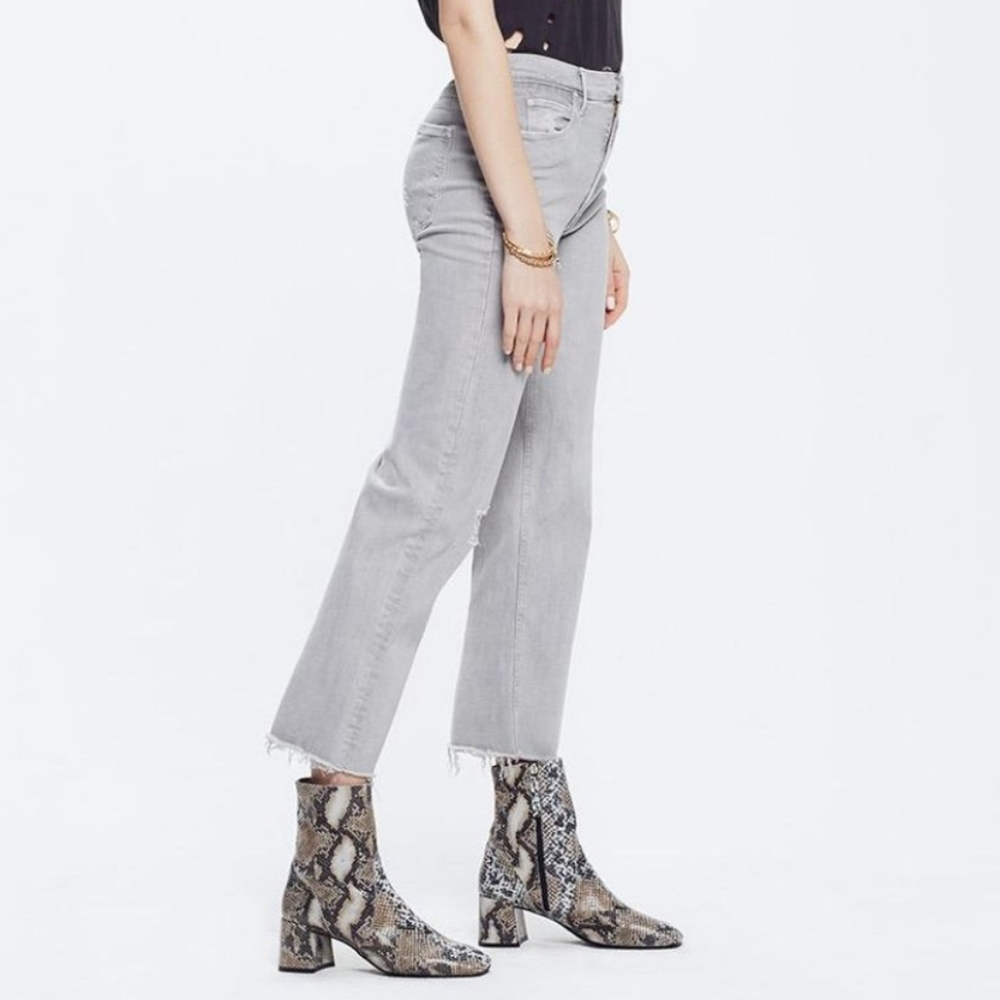 MOTHER the Maverick Fray Jeans